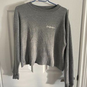 John Galt California Cropped Sweater
